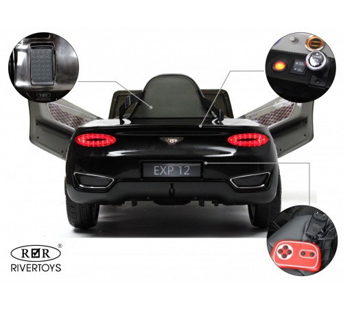 Детский электромобиль Bentley EXP12(JE1166) черный Детский электромобиль Bentley EXP12(JE1166) черный
