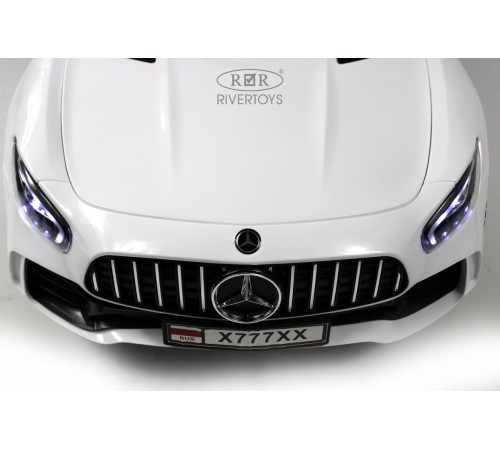 Детский электромобиль Mercedes-Benz AMG GT X777XX белый