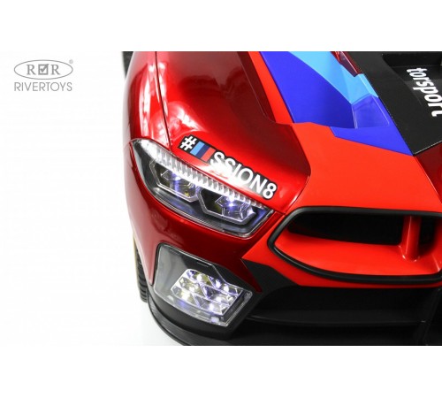 Детский электромобиль F555FF красный глянец