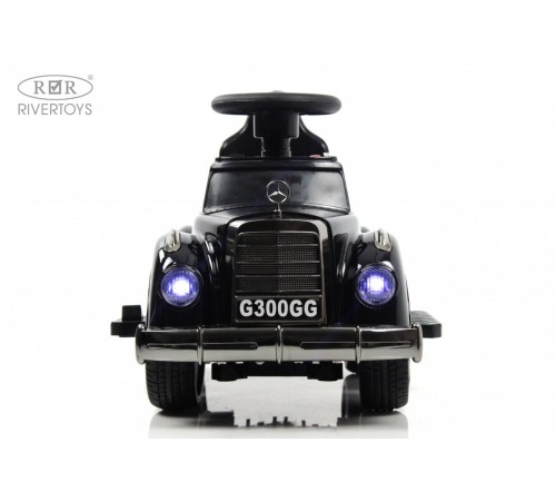 Детский толокар G300GG-D черный глянец Детский толокар G300GG-D черный глянец