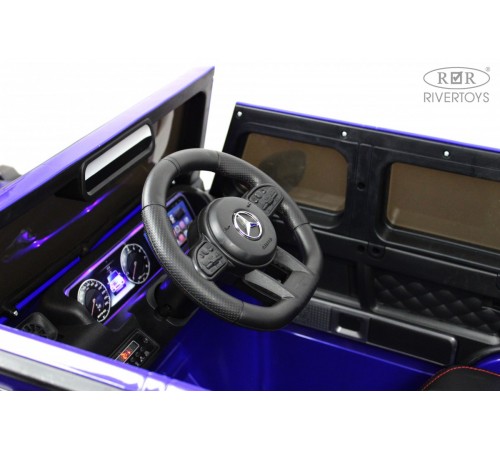 Детский электромобиль Mercedes-Benz G63 4WD (K999KK) синий глянец