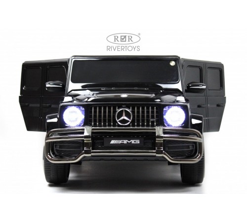 Детский электромобиль AMG G63 (S307) черный глянец Детский электромобиль AMG G63 (S307) черный глянец
