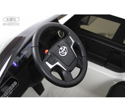 Детский электромобиль Toyota Land Cruiser 200 (JJ2022) белый