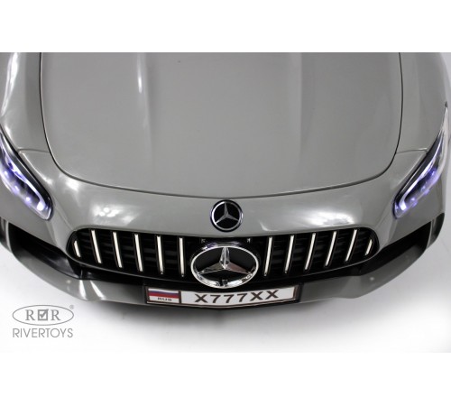 Детский электромобиль Mercedes-Benz AMG GT X777XX серый