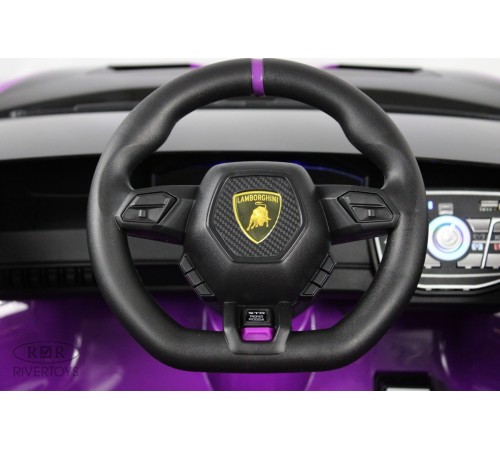 Детский электромобиль Lamborghini Huracán STO (E888EE) желто-фиолетовый Детский электромобиль Lamborghini Huracán STO (E888EE) желто-фиолетовый
