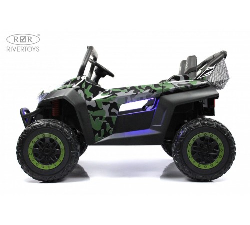 Детский электромобиль T777TT 4WD зеленый камуфляж Детский электромобиль T777TT 4WD зеленый камуфляж