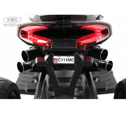 Детский электромотоцикл C111MC серый Детский электромотоцикл C111MC серый