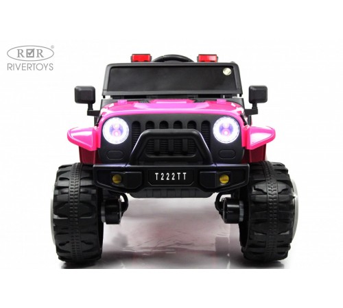 Детский электромобиль T222TT 4WD розовый