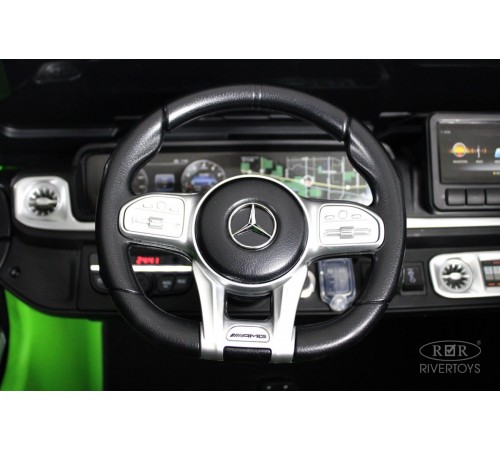 Детский электромобиль Mercedes Benz G63 Y777YY зеленый матовый Детский электромобиль Mercedes Benz G63 Y777YY зеленый матовый
