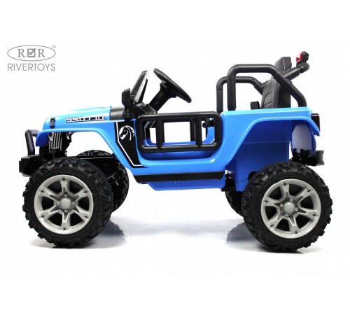 Детский электромобиль T222TT 4WD синий