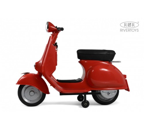 Детский электроскутер VESPA (M888MM) красный