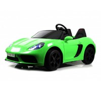 Детский электромобиль T911TT зеленый  Porsche Cayman