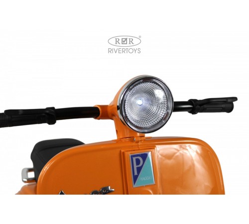 Детский электроскутер VESPA (M888MM) оранжевый