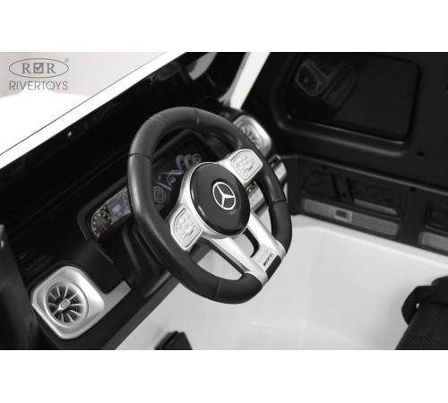 Детский электромобиль Mercedes-AMG G63 S307 (Лицензия) с дистанционным управлением - белый