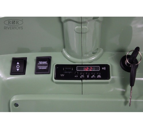 Детский электроскутер VESPA (M888MM) зеленый