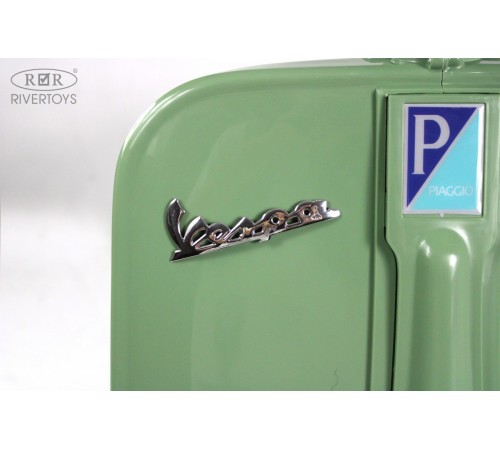 Детский электроскутер VESPA (M888MM) зеленый