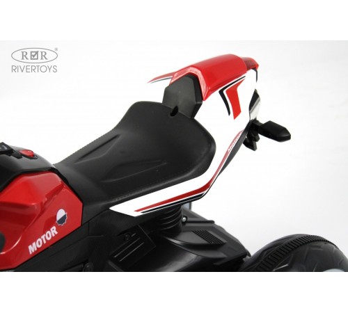 Детский электромотоцикл K222AM красный