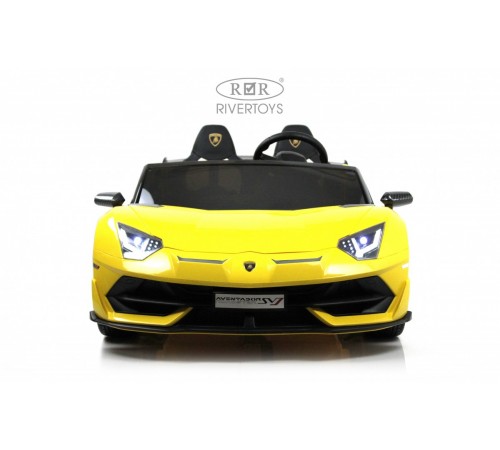 Детский электромобиль Lamborghini Aventador SVJ (A111MP) желтый Детский электромобиль Lamborghini Aventador SVJ (A111MP) желтый