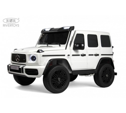 Детский электромобиль Mercedes Benz G63 Y777YY белый Детский электромобиль Mercedes Benz G63 Y777YY белый