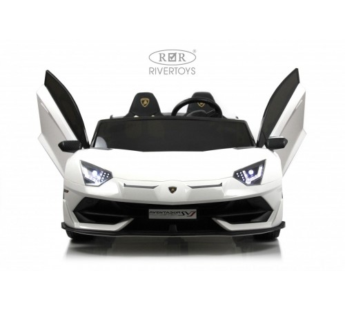 Детский электромобиль Lamborghini Aventador SVJ (A111MP) белый Детский электромобиль Lamborghini Aventador SVJ (A111MP) белый