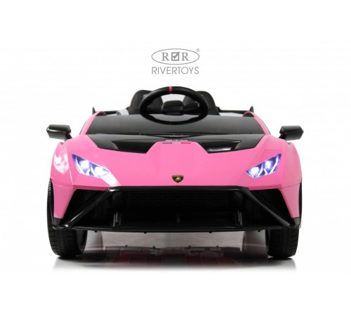 Детский электромобиль Lamborghini Huracán STO (E888EE) розовый Детский электромобиль Lamborghini Huracán STO (E888EE) розовый