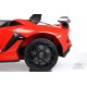 Детский электромобиль Lamborghini Aventador SVJ (A333MP) красный
