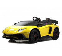 Детский электромобиль Lamborghini Aventador SV (M777MM) желтый