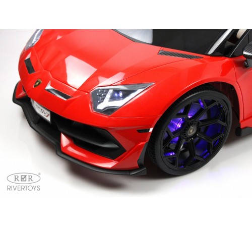 Детский электромобиль Lamborghini Aventador SVJ (A111MP) красный Детский электромобиль Lamborghini Aventador SVJ (A111MP) красный