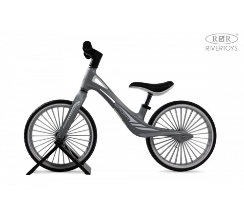 Детский беговел HB-007-14 серый