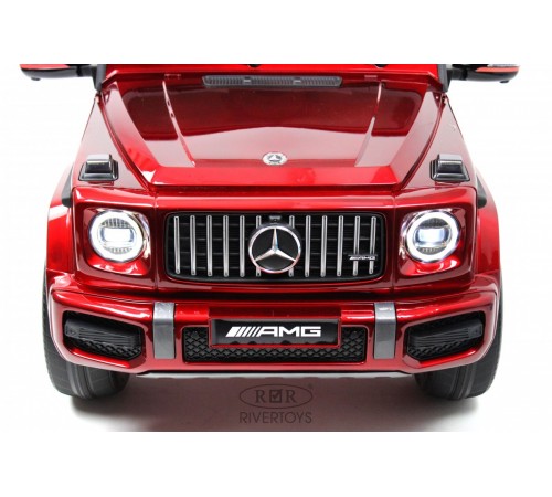 Детский электромобиль Mercedes-Benz G63 (K999KK) вишневый глянец