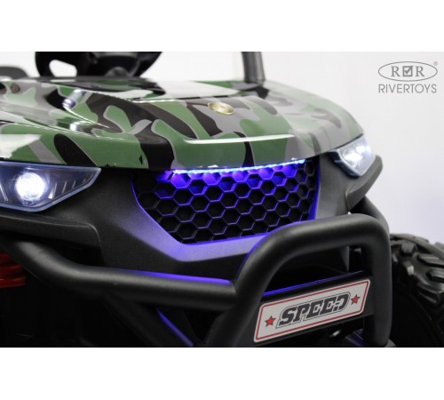 Детский электромобиль T777TT 4WD зеленый камуфляж Детский электромобиль T777TT 4WD зеленый камуфляж