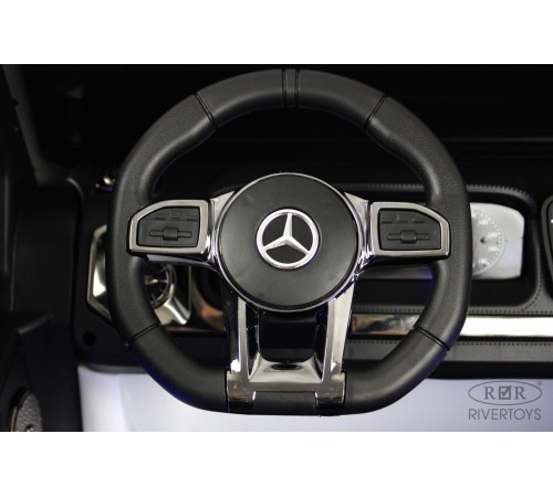 Детский электромобиль Mercedes-AMG G63 (G111GG) 24V белый Детский электромобиль Mercedes-AMG G63 (G111GG) 24V белый