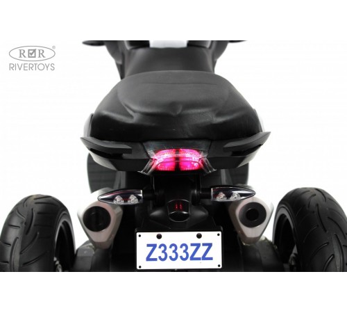 Детский электромотоцикл Z333ZZ черный