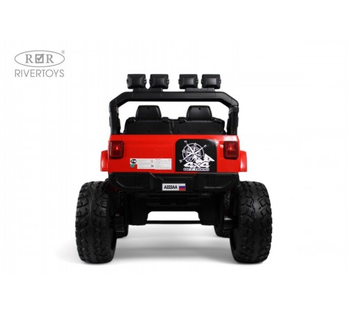 Детский электромобиль Jeep A222AA красный