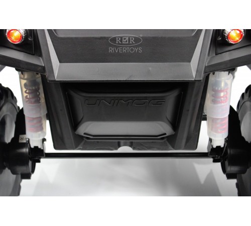 Детский электромобиль Mercedes-Benz Unimog Concept (P555BP) серебристый глянец