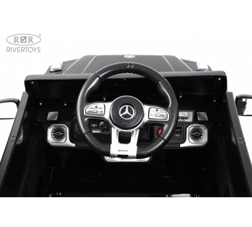 Детский электромобиль Mercedes-Benz G63 (O111OO) черный глянец Детский электромобиль Mercedes-Benz G63 (O111OO) черный глянец
