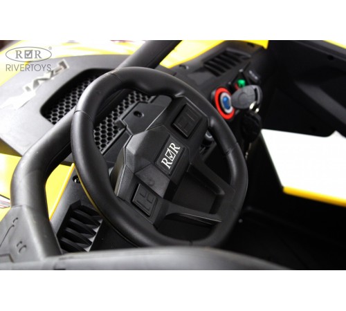 Детский электромобиль C555CC желтый Детский электромобиль C555CC желтый