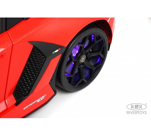 Детский электромобиль Lamborghini Aventador SVJ (A111MP) красный Детский электромобиль Lamborghini Aventador SVJ (A111MP) красный