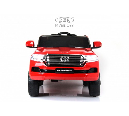 Детский электромобиль Toyota Land Cruiser 200 (JJ2022) красный глянец Детский электромобиль Toyota Land Cruiser 200 (JJ2022) красный глянец