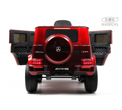 Детский электромобиль Mercedes-Benz G63 4WD (K999KK) вишневый глянец