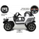 Детский электромобиль T222TT 4WD белый
