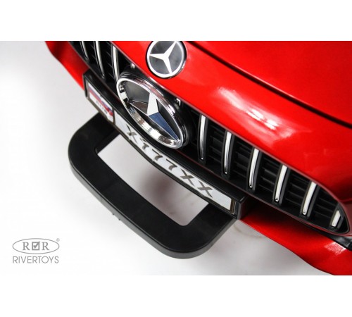 Детский электромобиль Mercedes-Benz AMG GT X777XX красный глянец