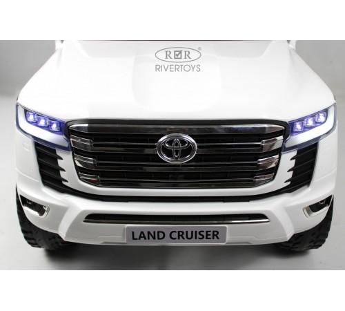 Детский электромобиль Toyota Land Cruiser 300 L999LL белый