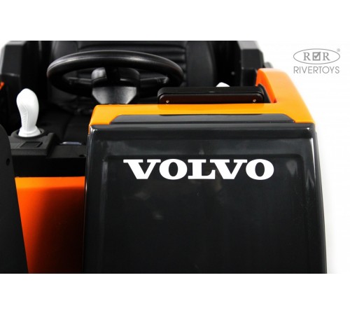 Детский электромобиль трактор Volvo (Y444YY) оранжевый Детский электромобиль трактор Volvo (Y444YY) оранжевый