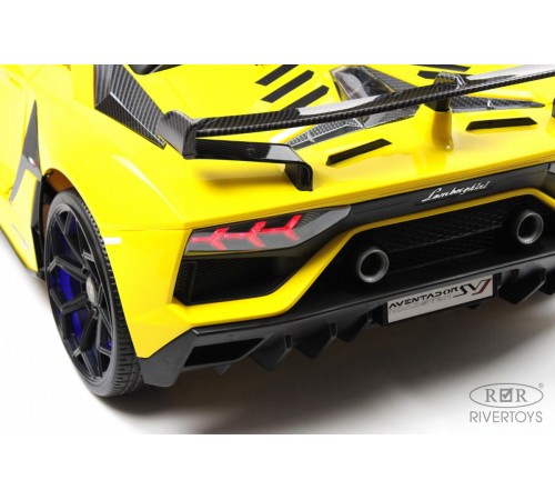 Детский электромобиль Lamborghini Aventador SVJ (A111MP) желтый Детский электромобиль Lamborghini Aventador SVJ (A111MP) желтый