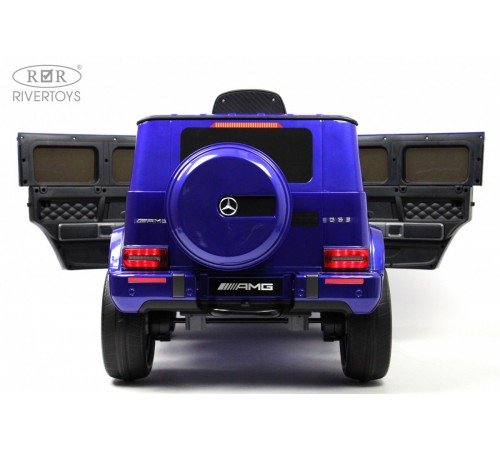 Детский электромобиль Mercedes-Benz G63 4WD (K999KK) синий глянец