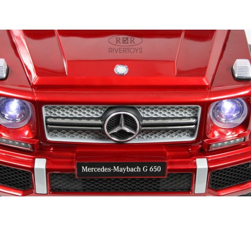 Детский электромобиль Mercedes-Benz Maybach G650 Т101ТТ красный глянец Детский электромобиль Mercedes-Benz Maybach G650 Т101ТТ красный глянец