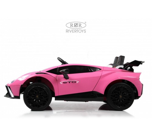 Детский электромобиль Lamborghini Huracán STO (E888EE) розовый Детский электромобиль Lamborghini Huracán STO (E888EE) розовый