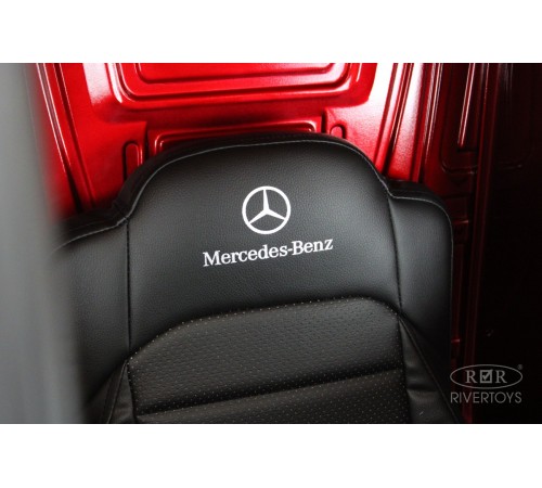 Детский электромобиль Mercedes-Benz Actros HL358 вишневый глянец