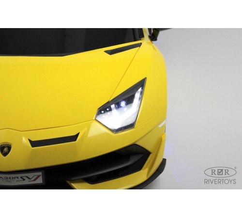 Детский электромобиль Lamborghini Aventador SVJ (A111MP) желтый Детский электромобиль Lamborghini Aventador SVJ (A111MP) желтый
